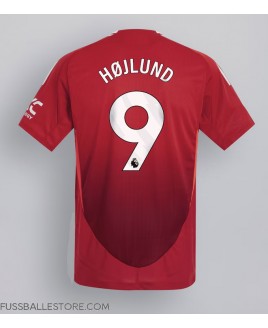 Günstige Manchester United Rasmus Hojlund #9 Heimtrikot 2024-25 Kurzarm